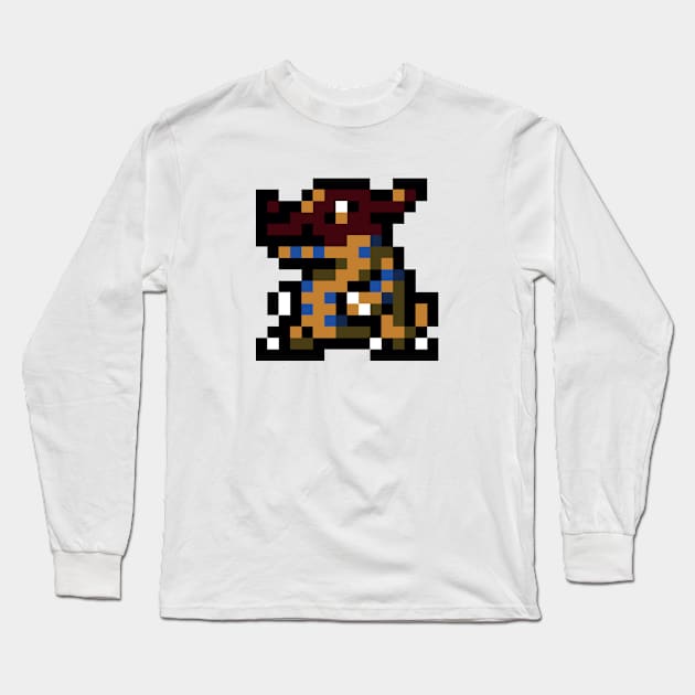 Greymon pixel Long Sleeve T-Shirt by Jawes